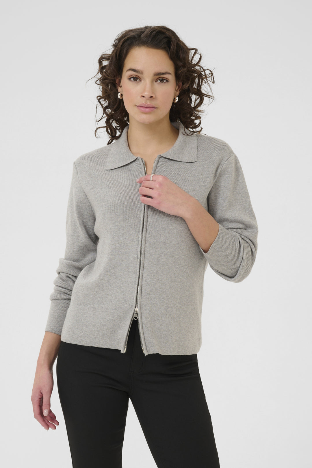 Cardigan polo à zip Visja
