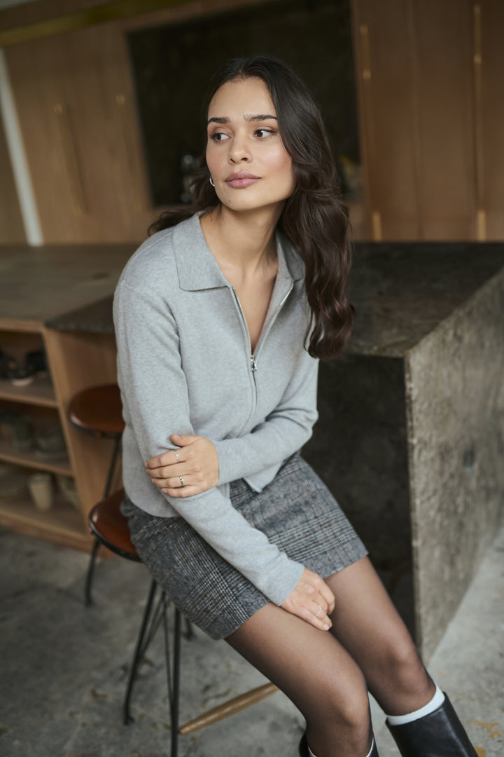 Cardigan polo à zip Visja