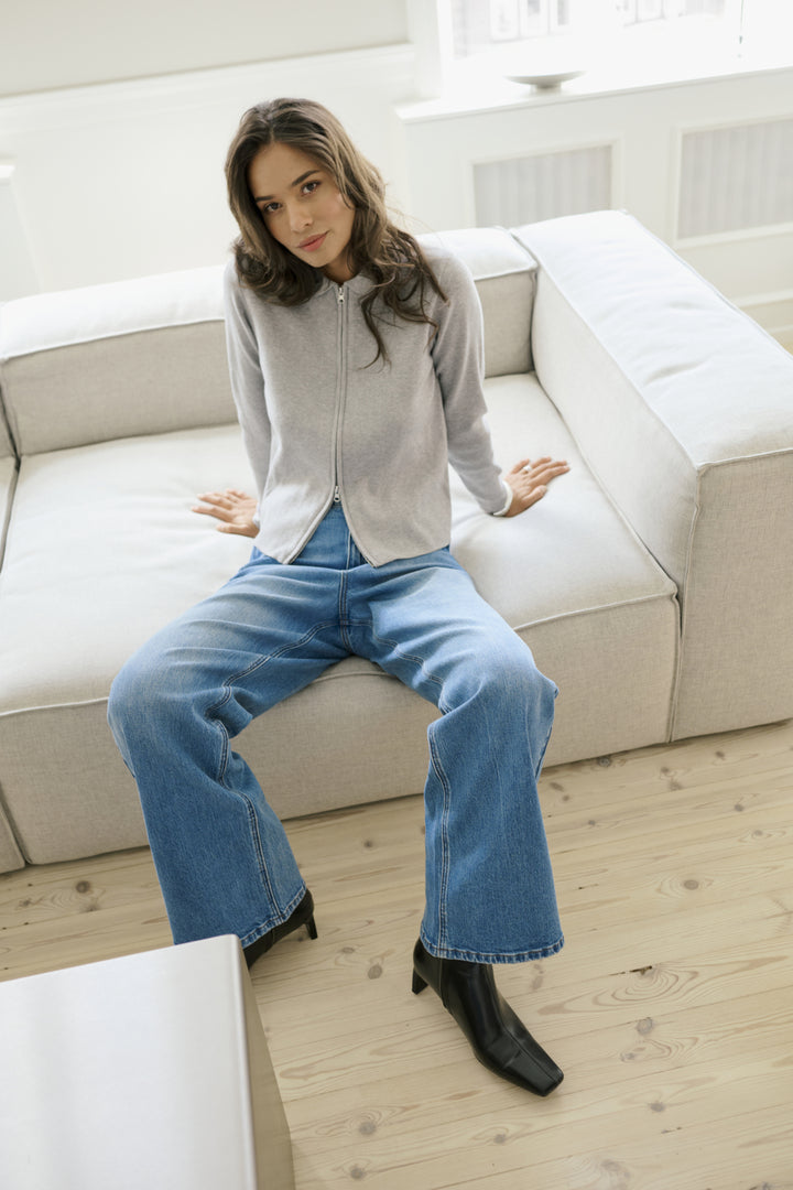 Cardigan polo à zip Visja