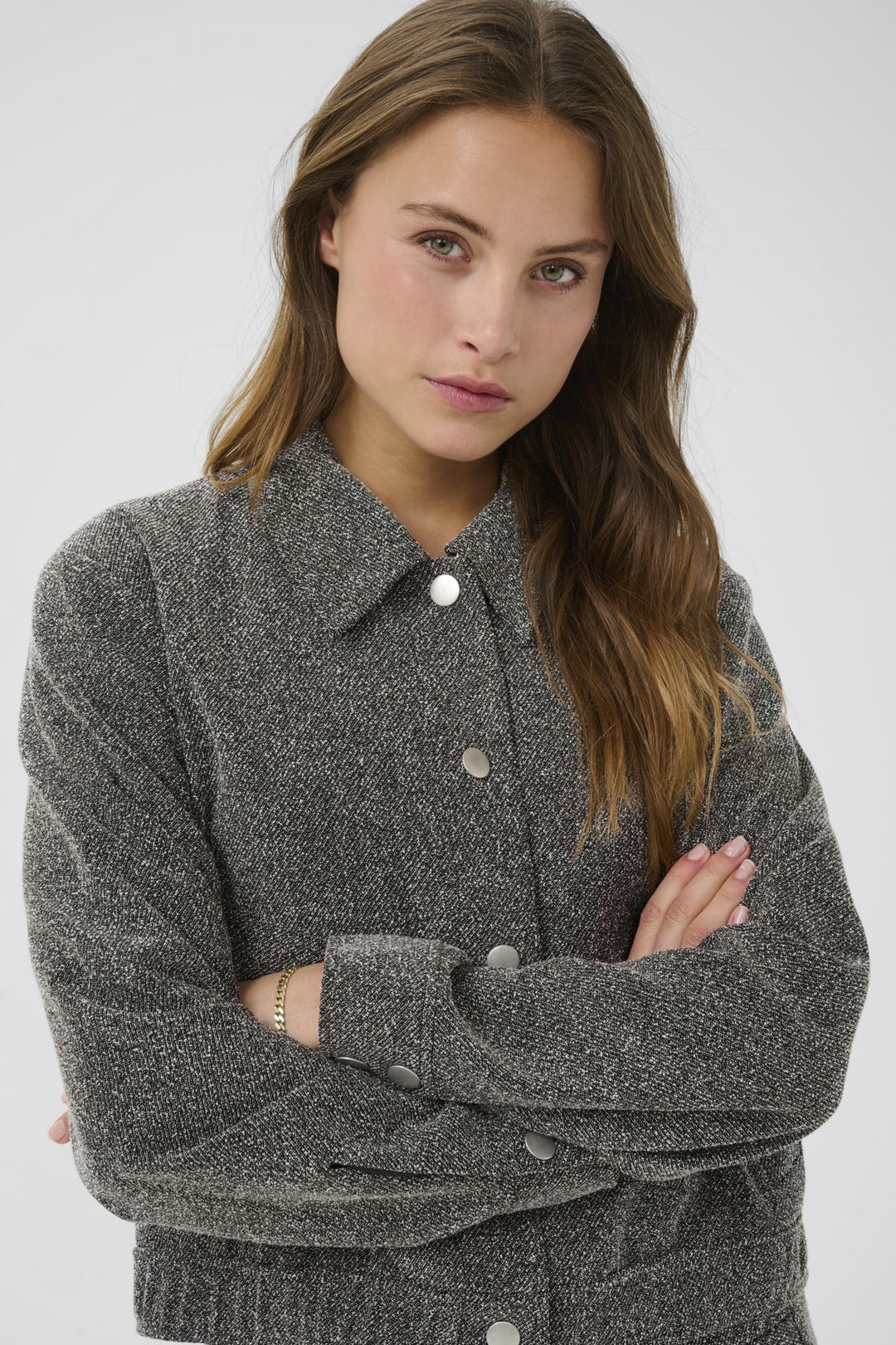 Veste grise fumée Alba