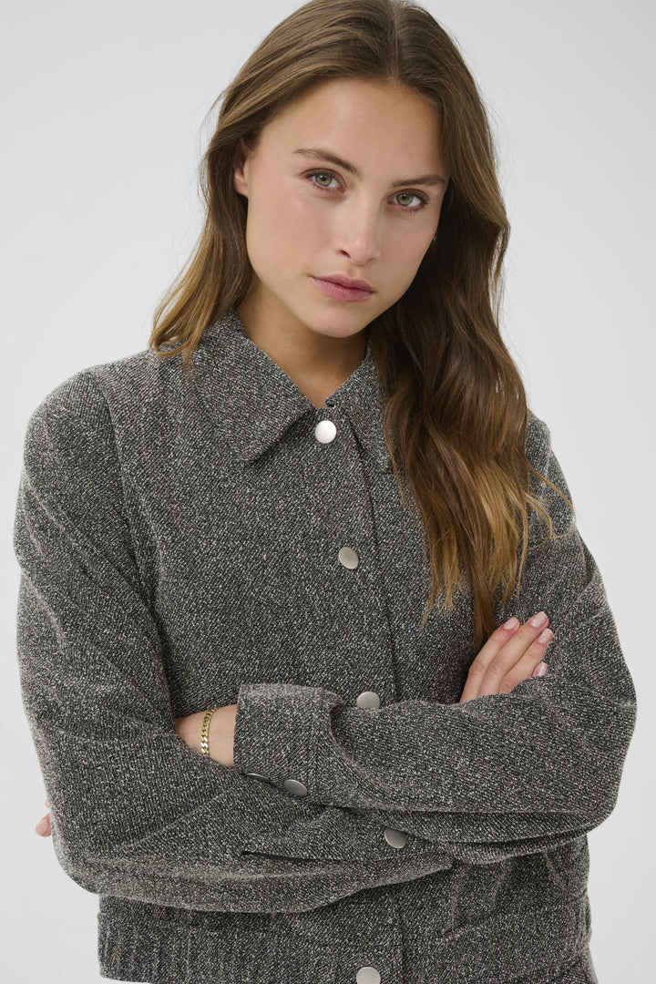 Veste grise fumée Alba