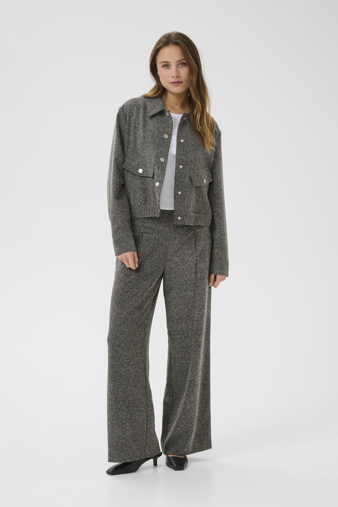 Veste grise fumée Alba