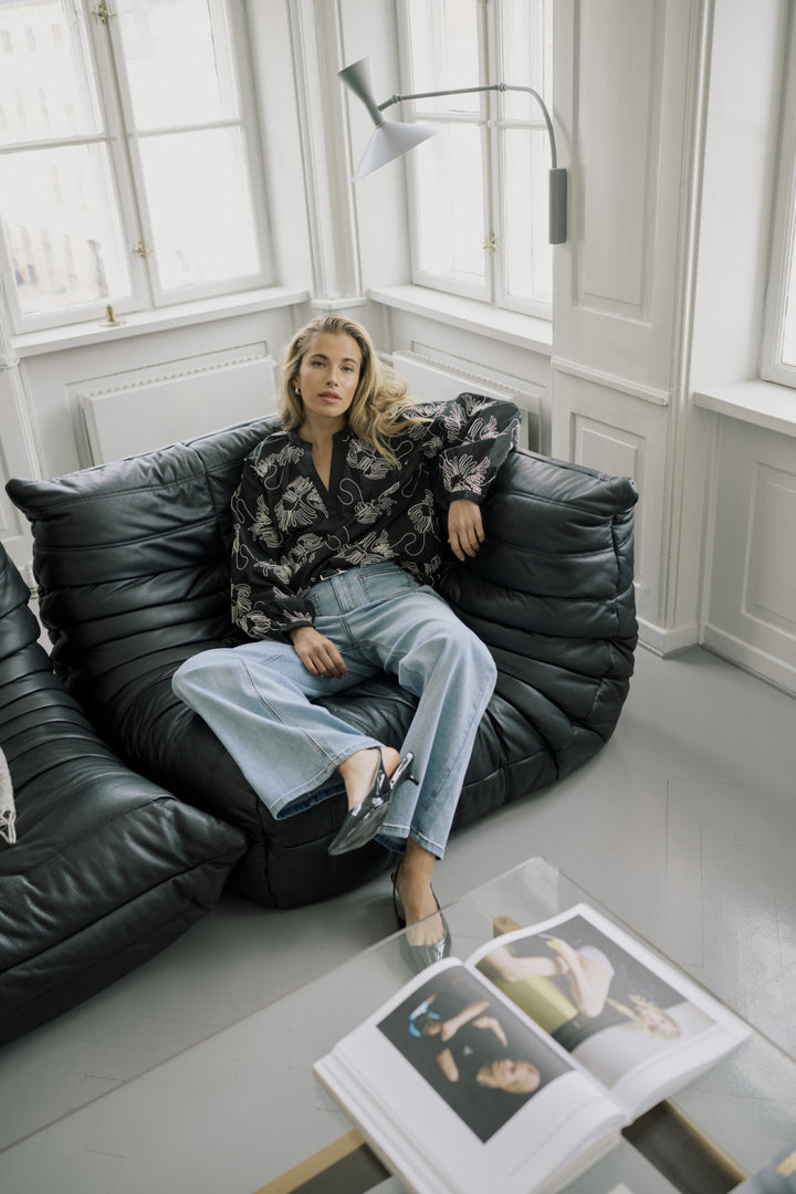 Jean à coupe large Brook - Denim moderne et silhouette élancée