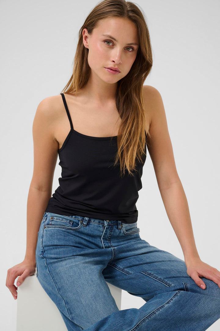 Camisole à fines bretelles Arina - Essentiel ajusté et extensible