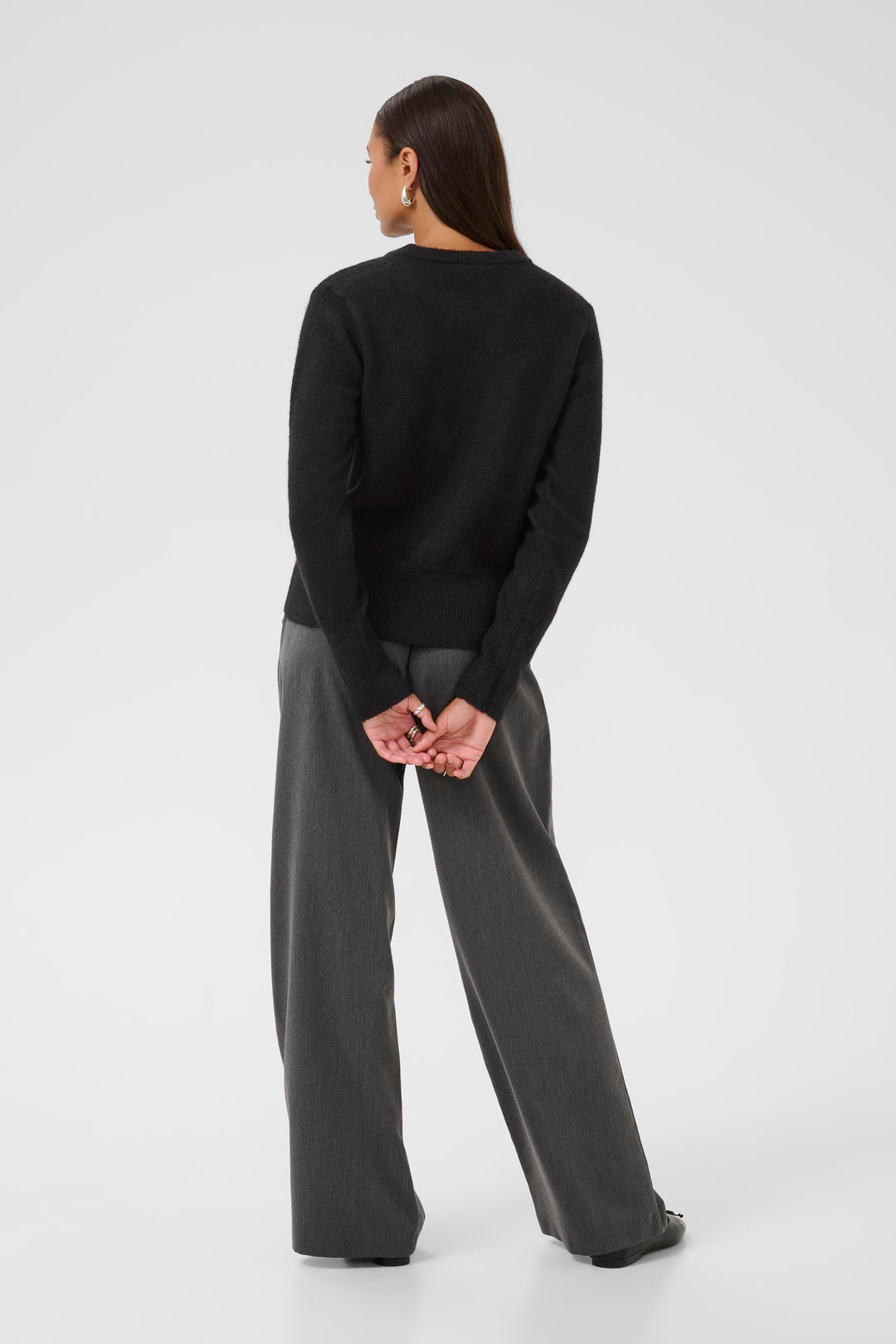 Pull moelleux à col rond Niel