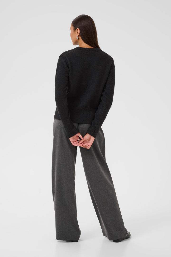 Pull moelleux à col rond Niel