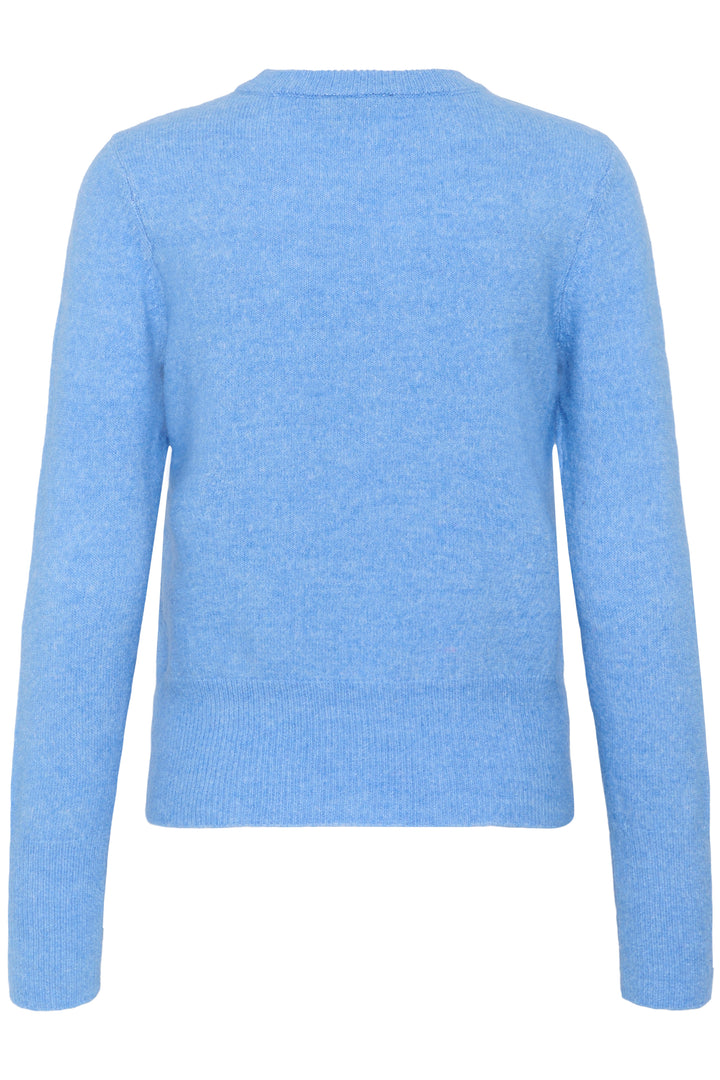 Pull moelleux à col rond Niel - Mélange de polyester recyclé