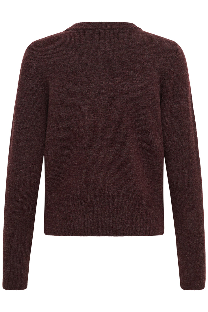 Pull moelleux à col rond Niel - Mélange de polyester recyclé