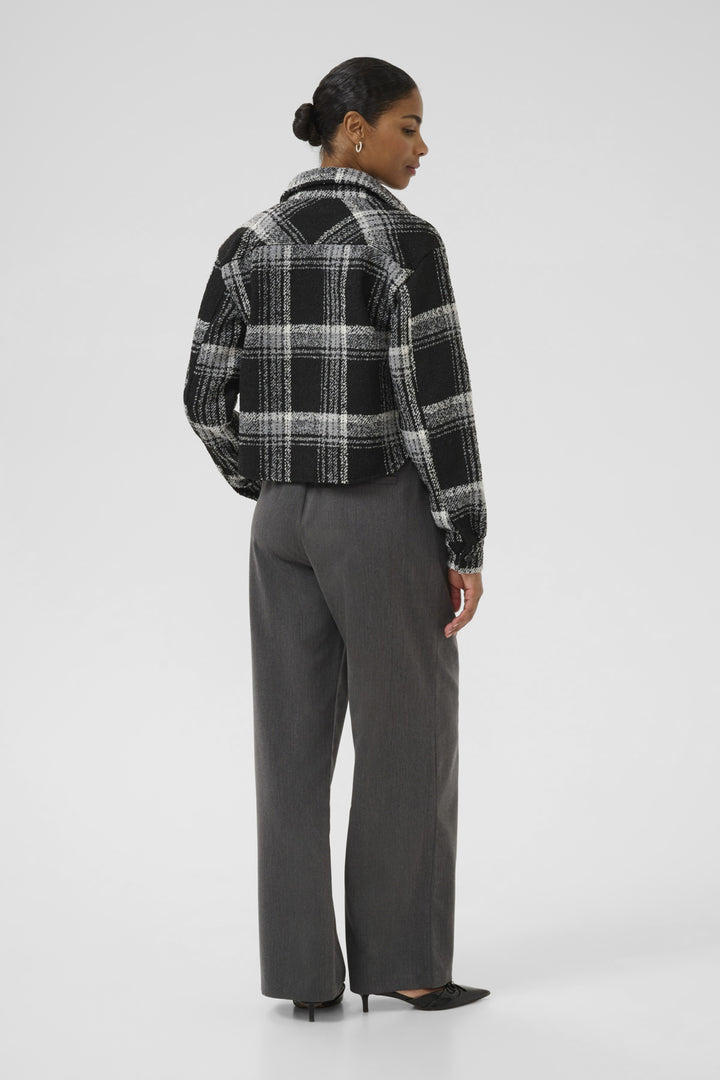 Chemise à carreaux contrastés Lily