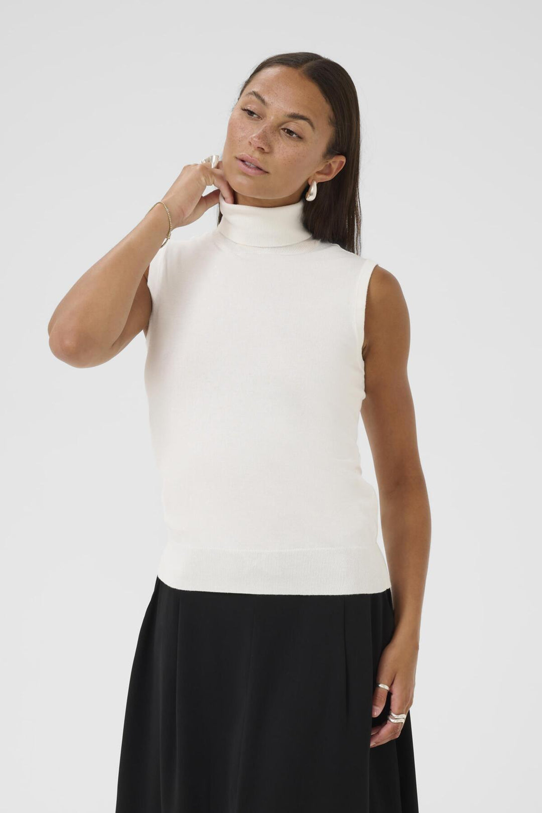 Débardeur à col roulé Lizza