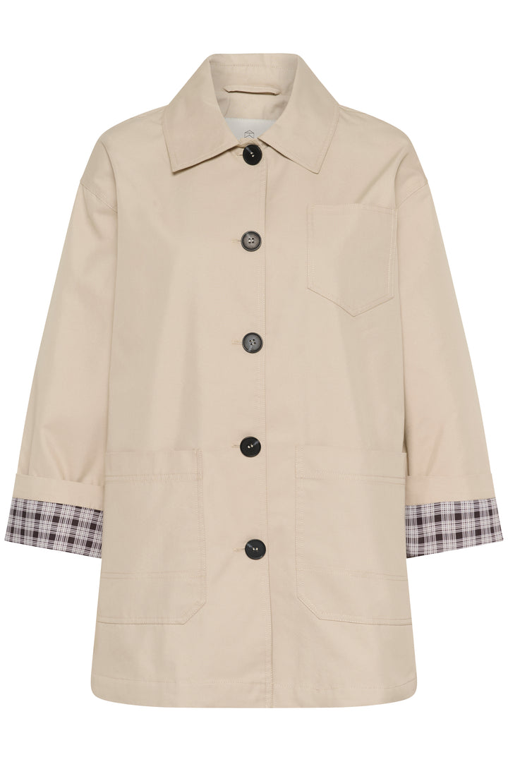 Manteau à détails contrastants Valentina