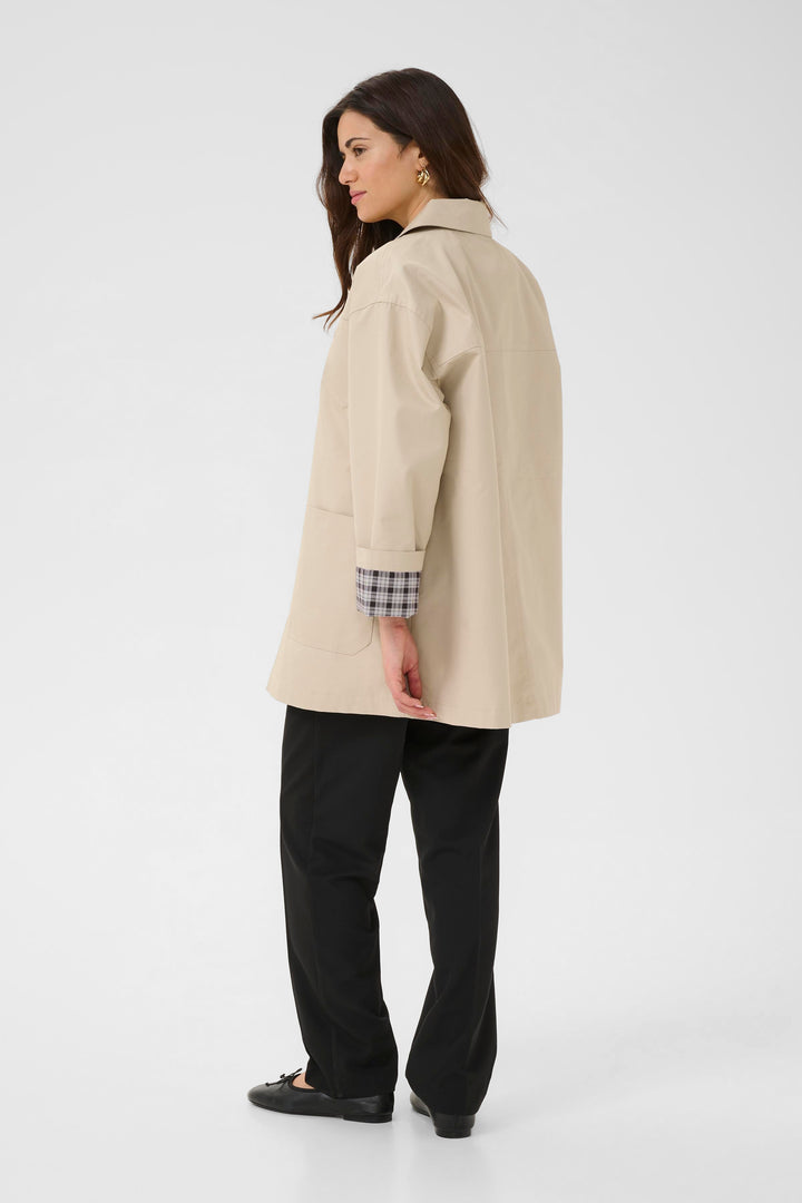 Manteau à détails contrastants Valentina