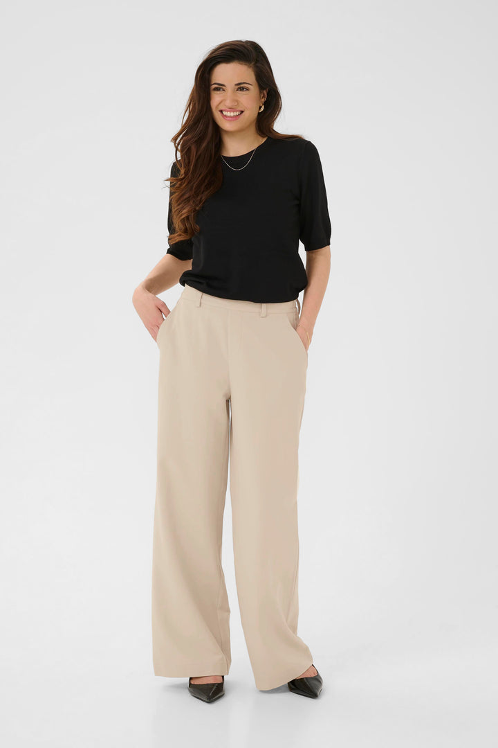 Pantalon large taille haute Valley