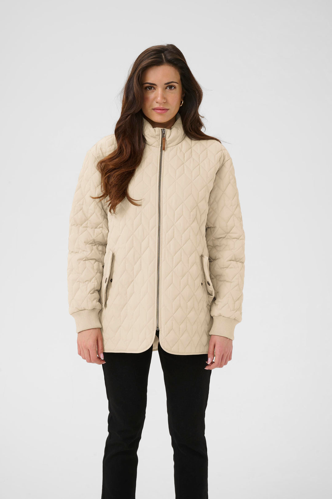 Manteau matelassée décontractée Leila