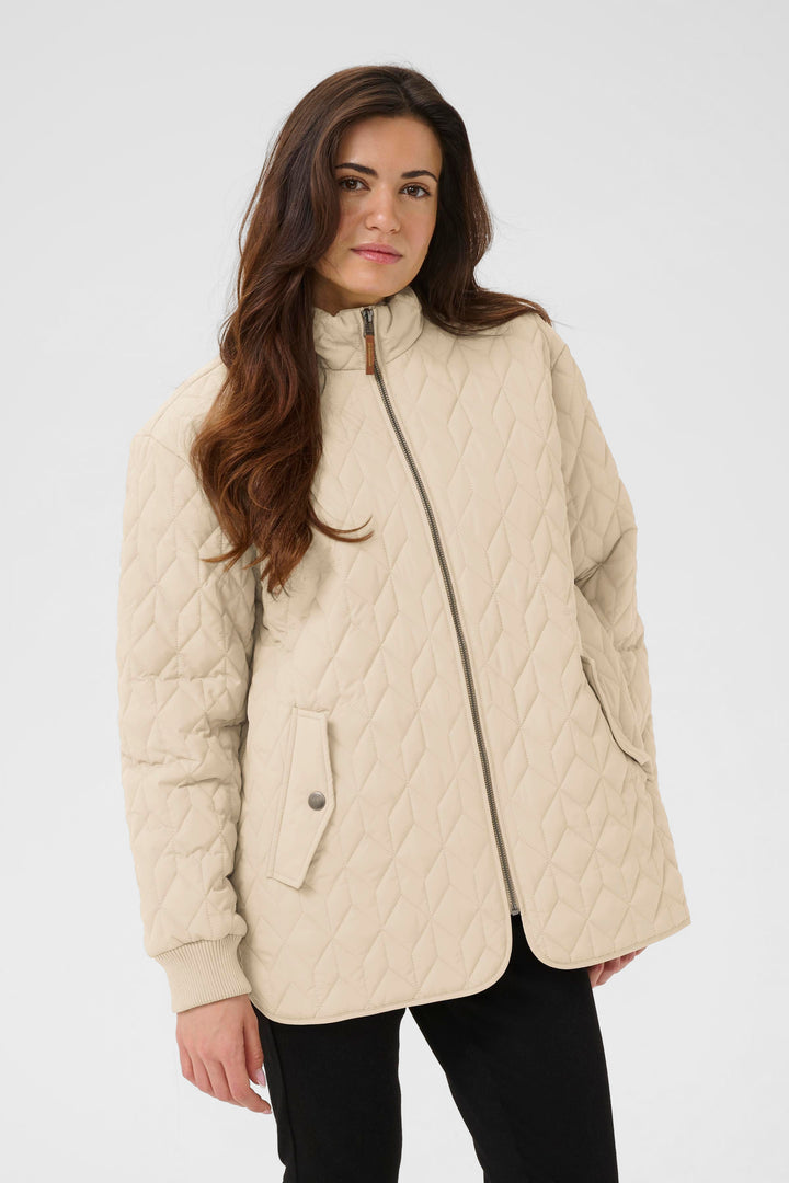 Manteau matelassée décontractée Leila