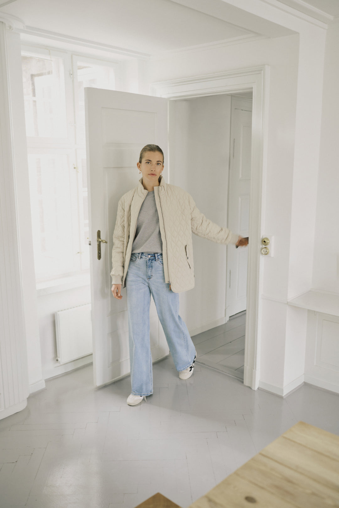 Manteau matelassée décontractée Leila