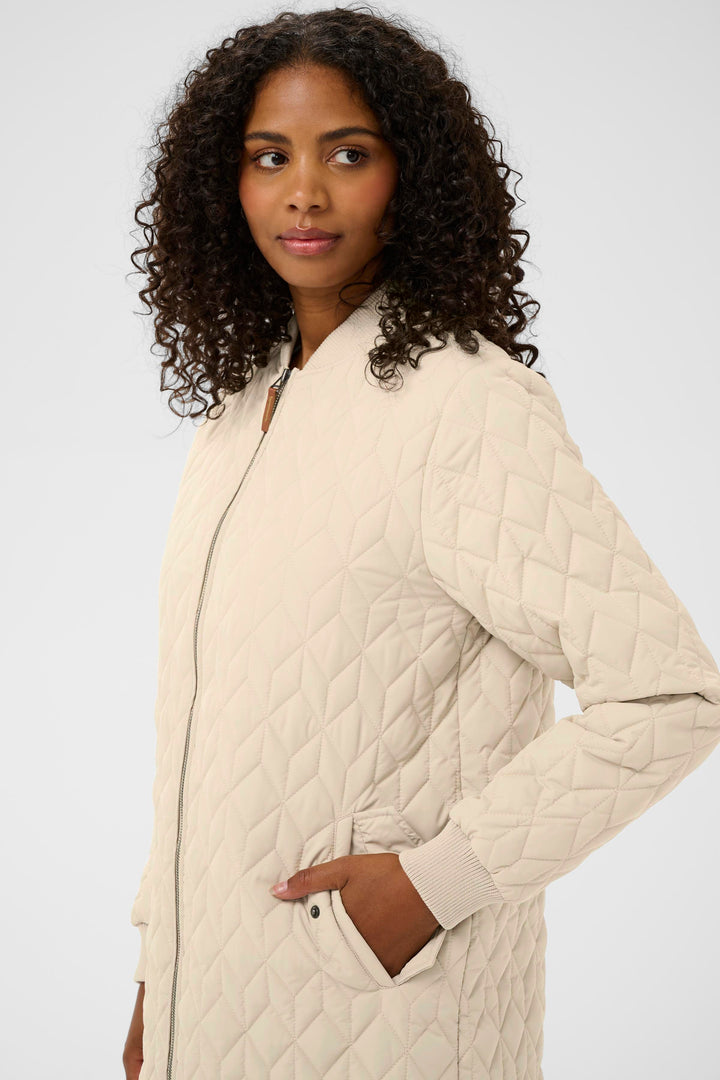 Manteau matelassée long Leila