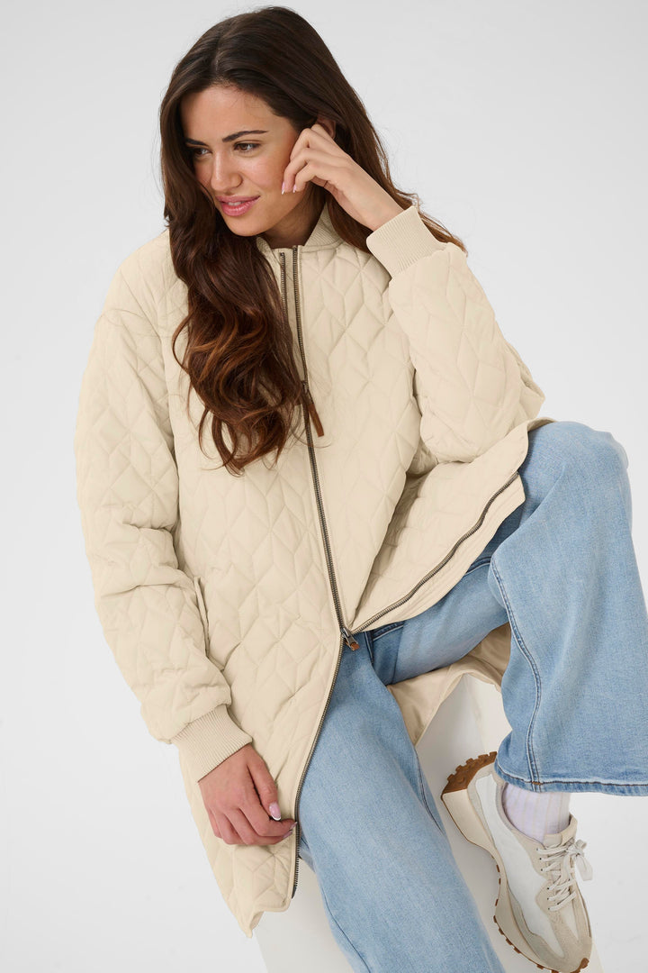 Manteau matelassée long Leila