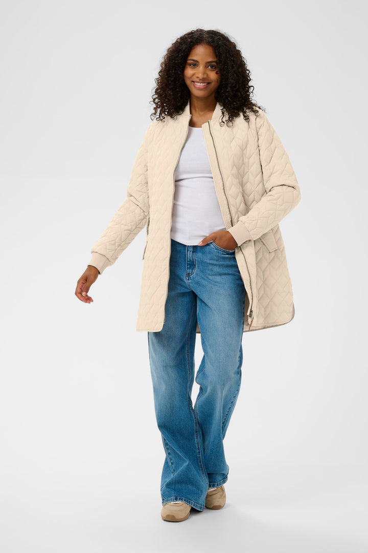 Manteau matelassée long Leila