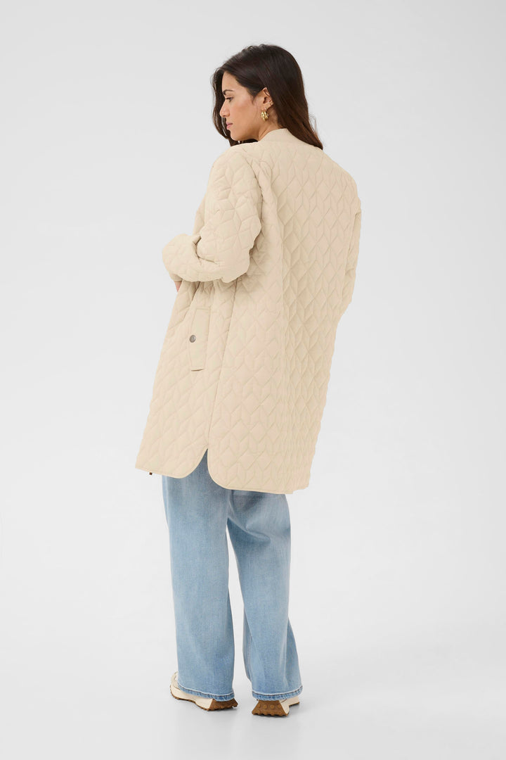 Manteau matelassée long Leila