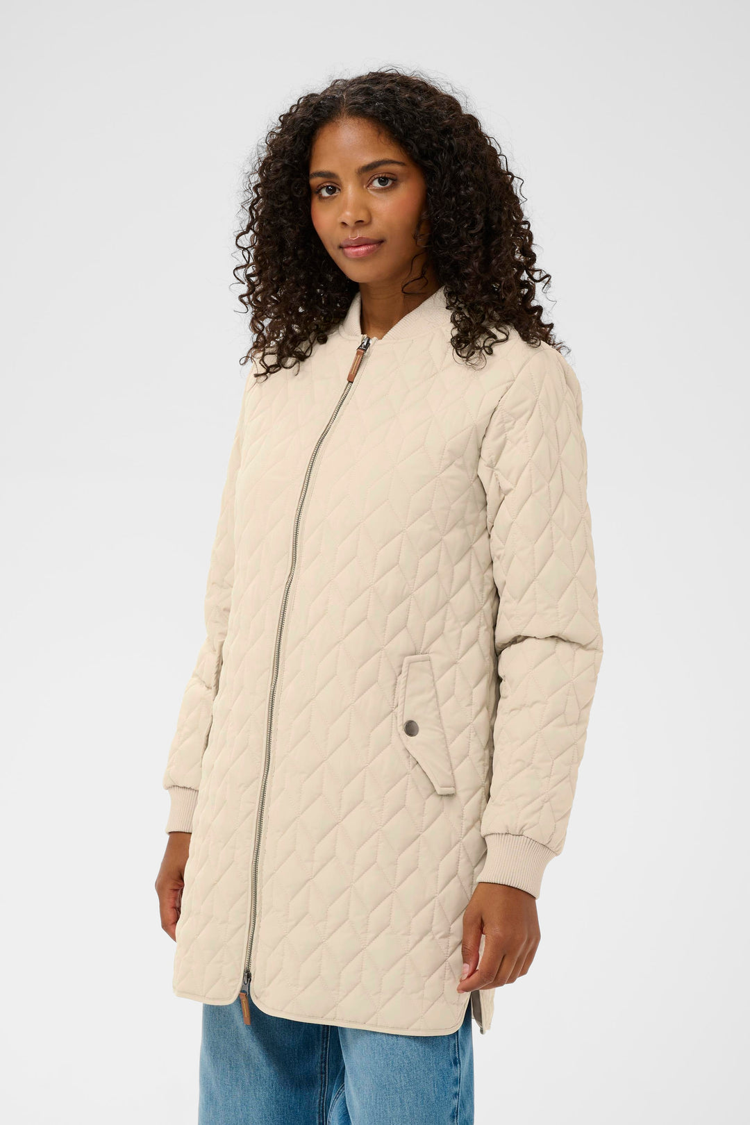 Manteau matelassée long Leila