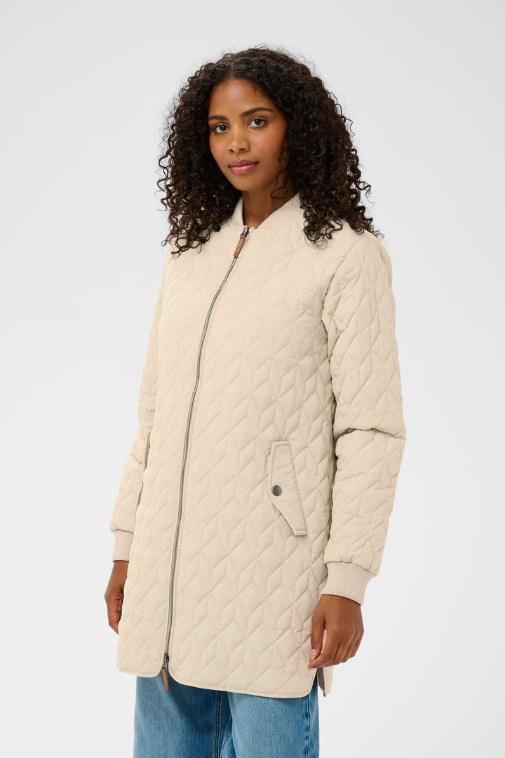 Manteau matelassée long Leila