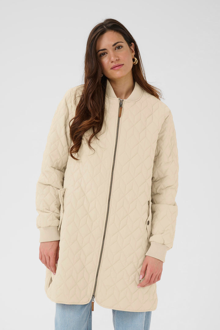 Manteau matelassée long Leila