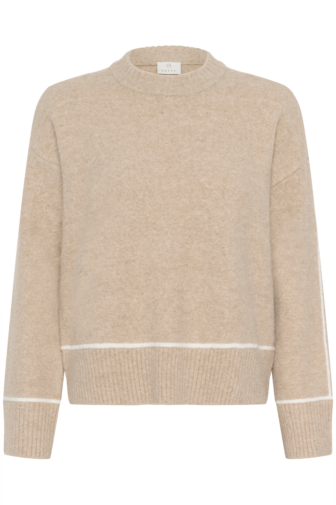 Pull décontracté aux finitions contrastées Jinie