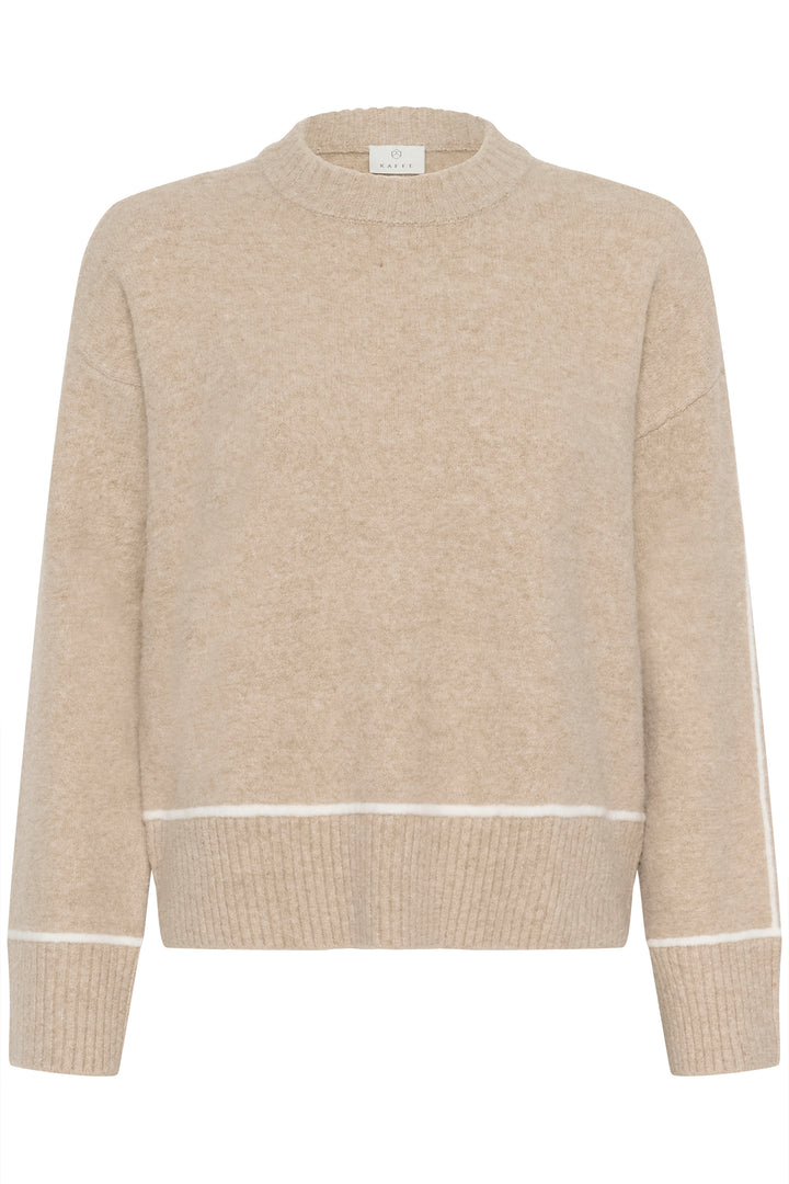 Pull décontracté aux finitions contrastées Jinie