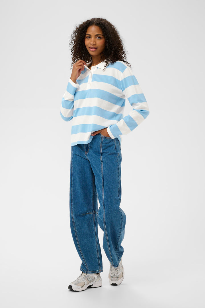 Polo à rayures manches longues Miala