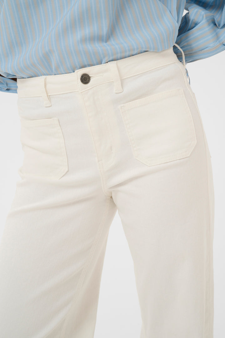 Jean taille haute Brook - Coupe droite classique et denim souple