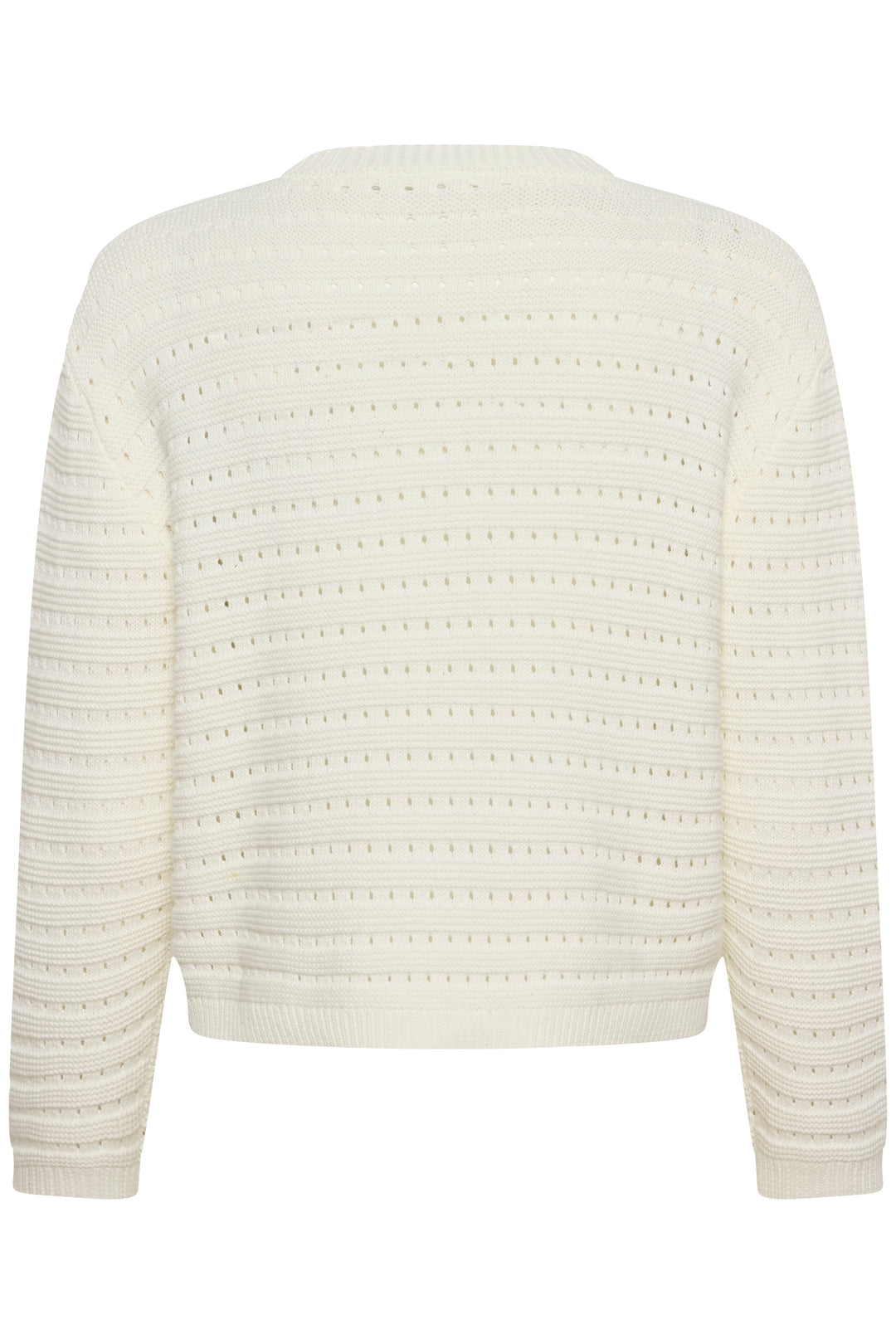 Pull à maille ajourée Metta – Douceur légère et col en V