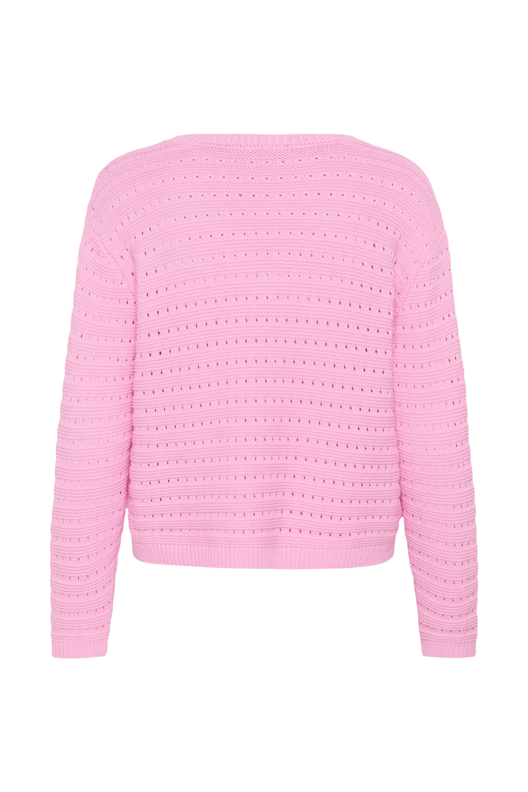 Pull à maille ajourée Metta – Douceur légère et col en V