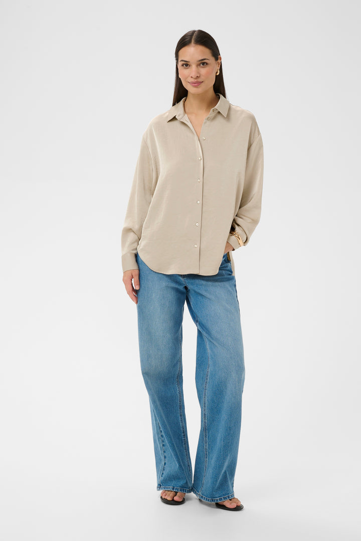 Chemise à manches longues Rory - Silhouette fluide et coupe ample