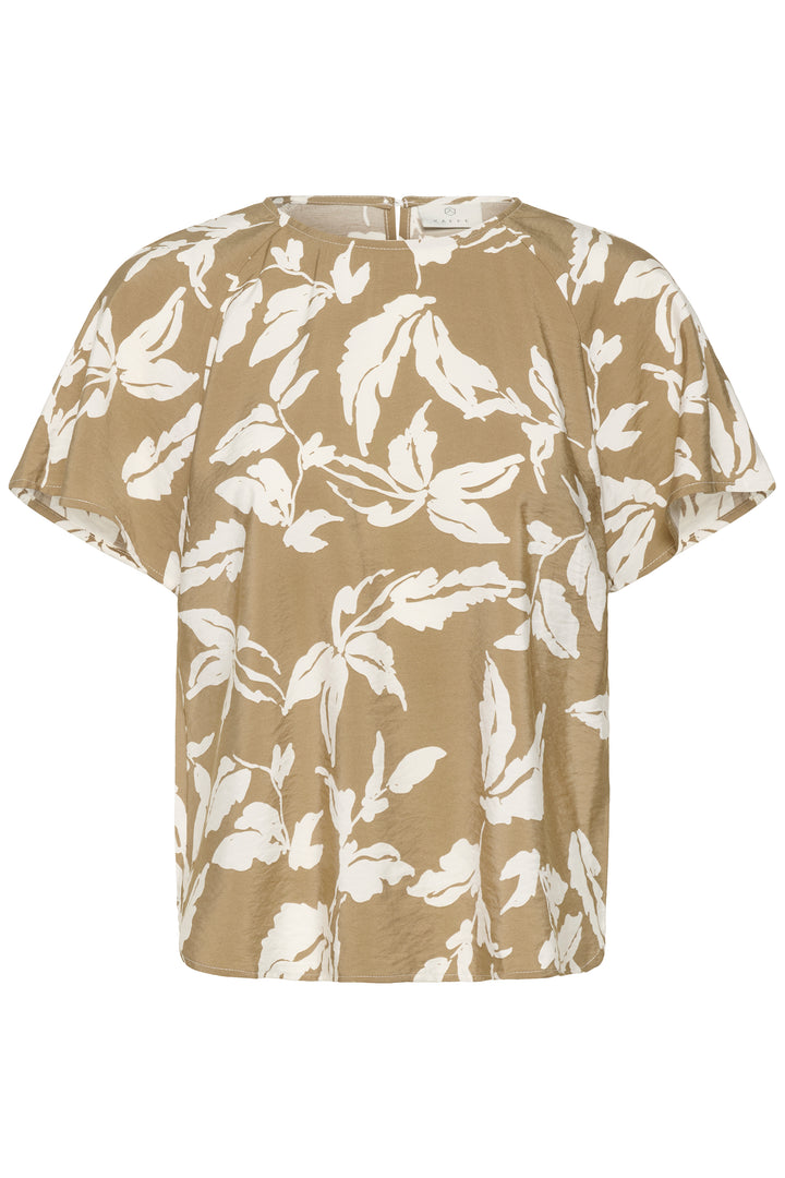 Blouse à imprimé feuillage Marlo - Style fluide et viscoce écologique