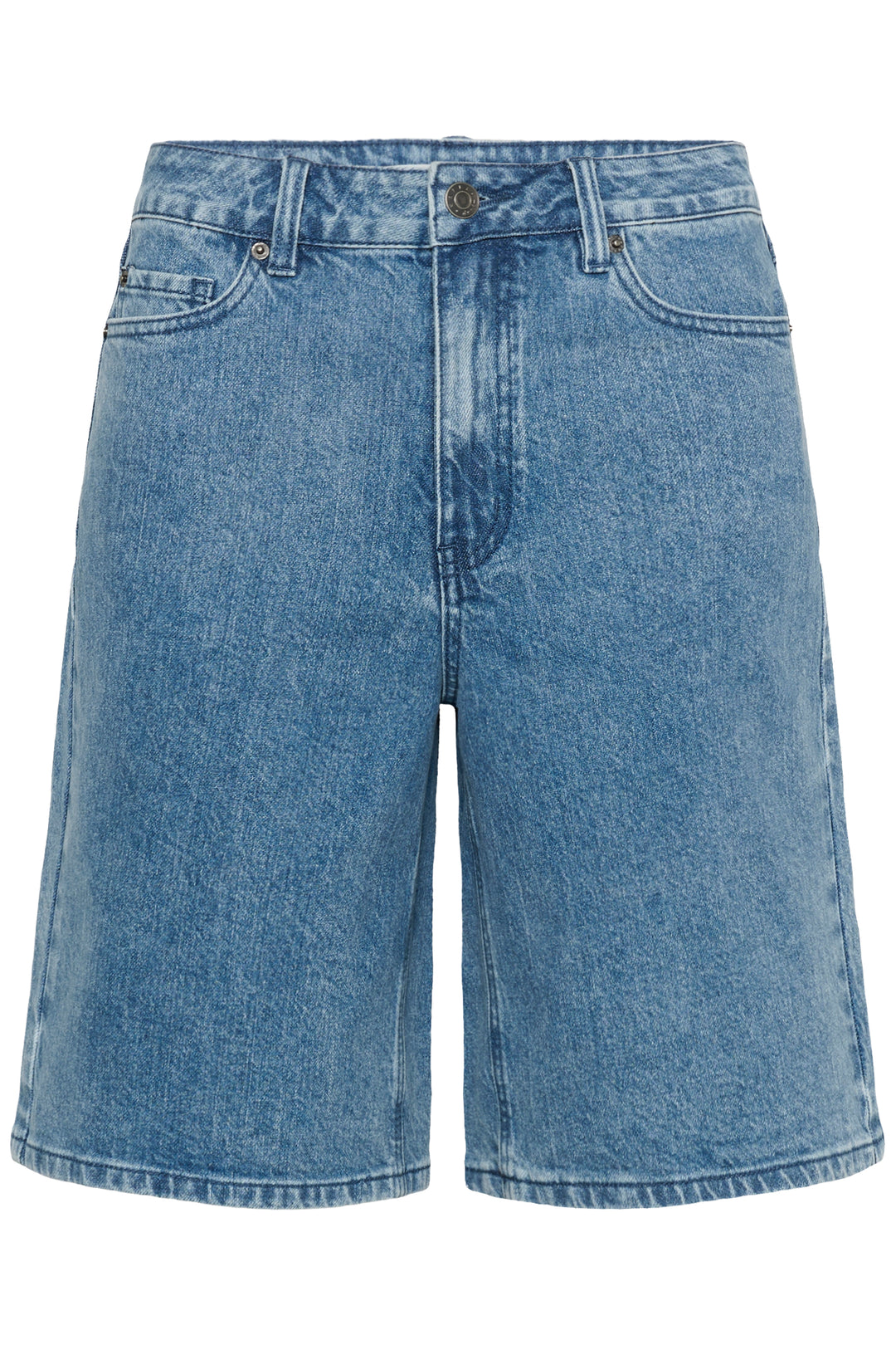 Bermuda en denim Vallis – Taille haute et confort absolu