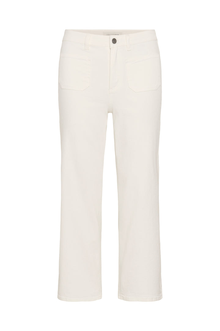 Jeans taille haute Brook - Coupe droite cropped