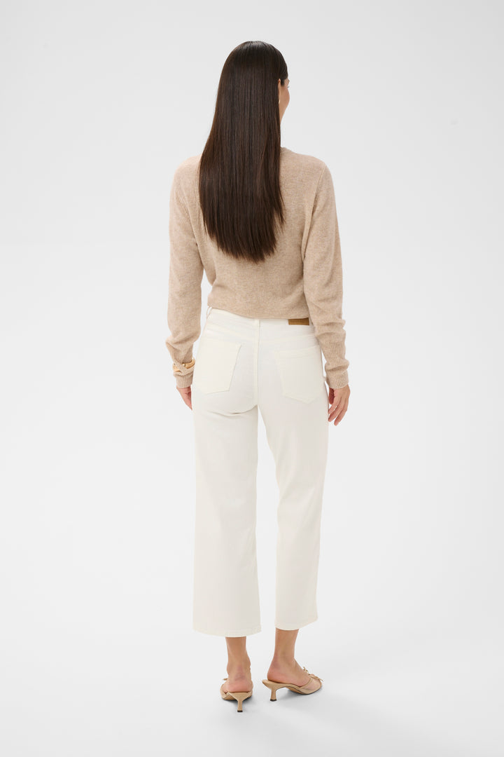 Jeans taille haute Brook - Coupe droite cropped