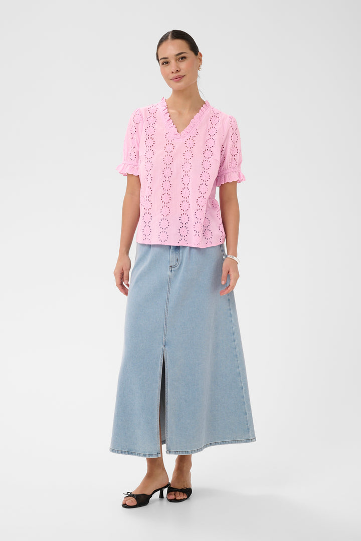 Dona Broderie Anglaise Blouse - Pure Cotton