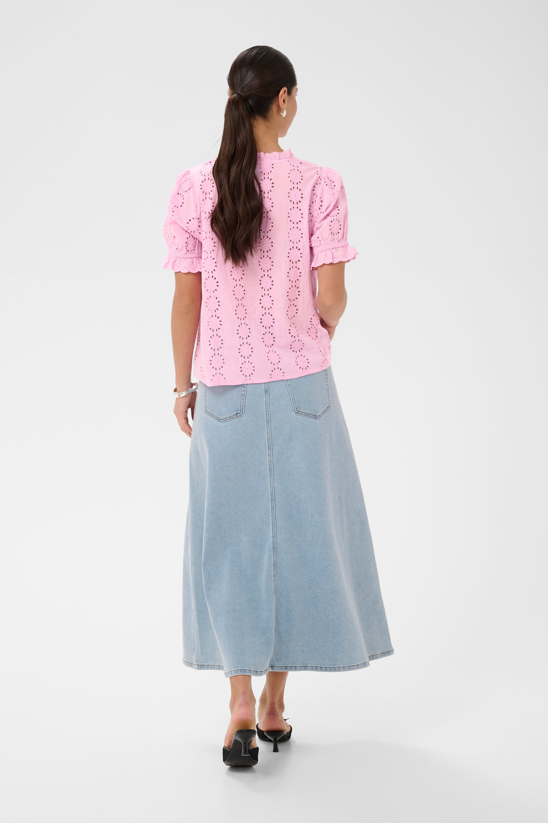 Dona Broderie Anglaise Blouse - Pure Cotton