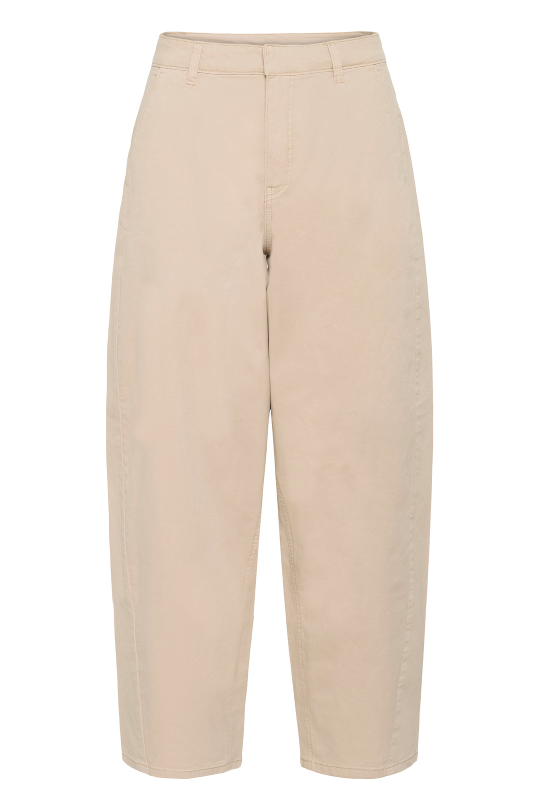Mette high-waisted trousers – Loose fit and cotton comfort