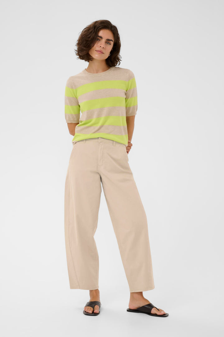 Mette high-waisted trousers – Loose fit and cotton comfort