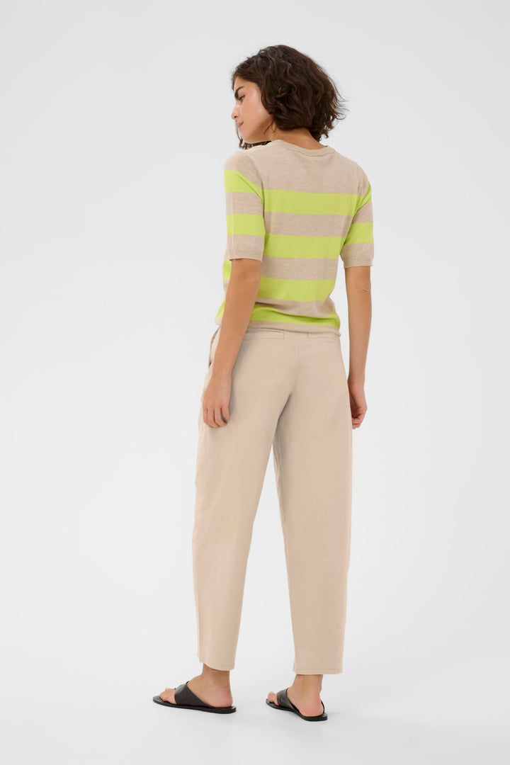 Mette high-waisted trousers – Loose fit and cotton comfort