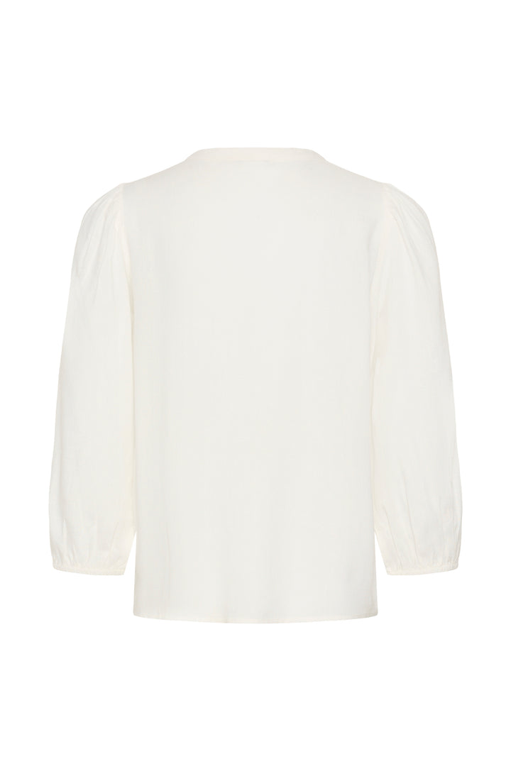 Blouse en lin Milia - Manches trois-quarts et col en V