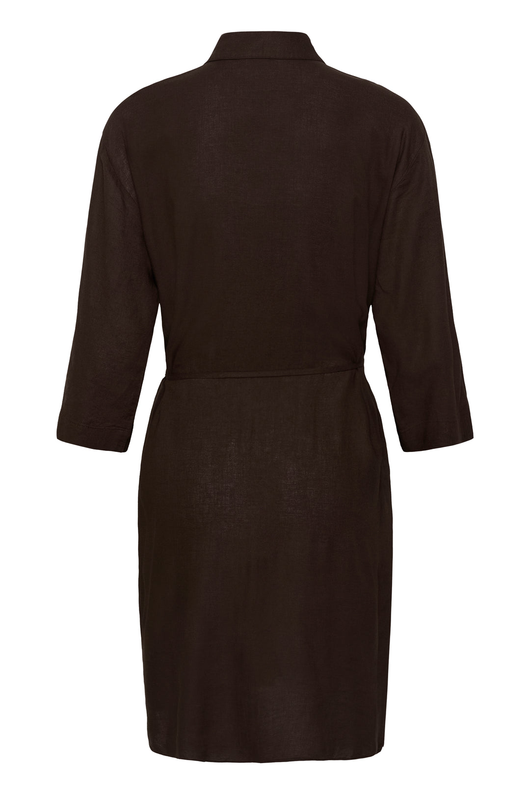 Robe chemise rayée Milia - En viscose LivaEco et lin