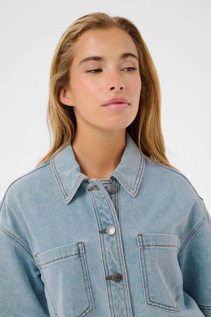 Minna denim overshirt - Loose and modern fit