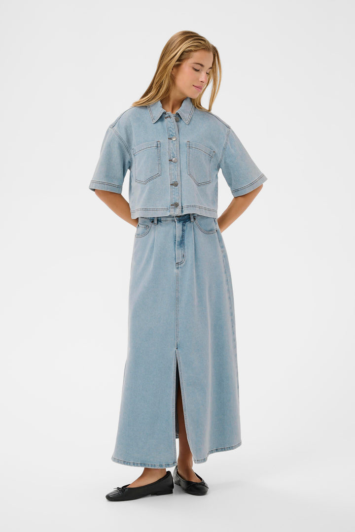 Minna denim overshirt - Loose and modern fit