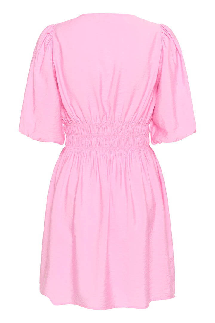 Robe ajustée Neema – Manches bouffantes et viscose écoresponsable