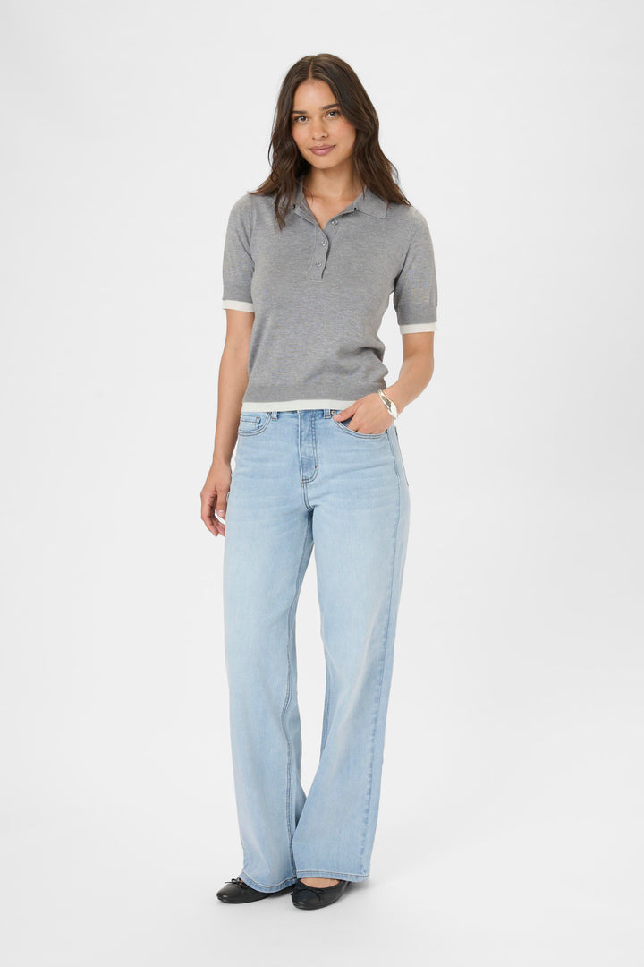 Polo à détails contrastants Lizza