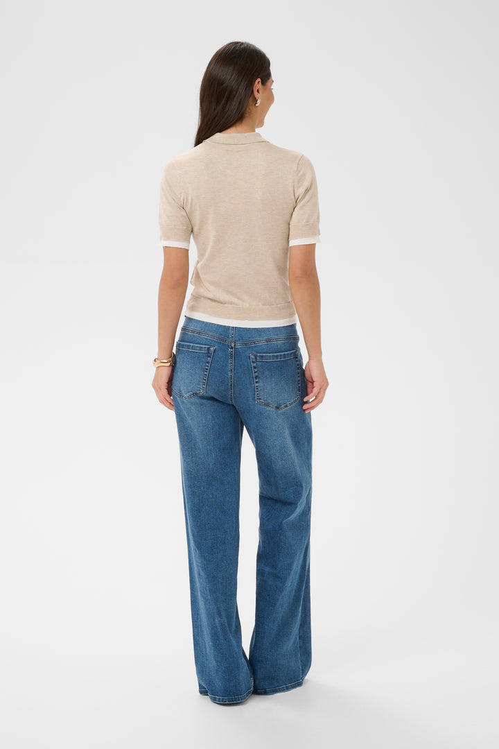 Polo en maille Lizza – Finitions contrastantes